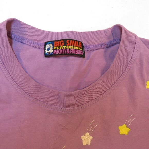 VINTAGE DISNEY MICKEY MOUSE PLUTO STARS HAPPY BIRTHDAY TEE T SHIRT Unisex L - Picture 5 of 6